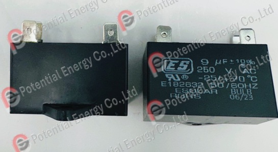 Esolar E182632 capacitor 9 uf model 啟動電容